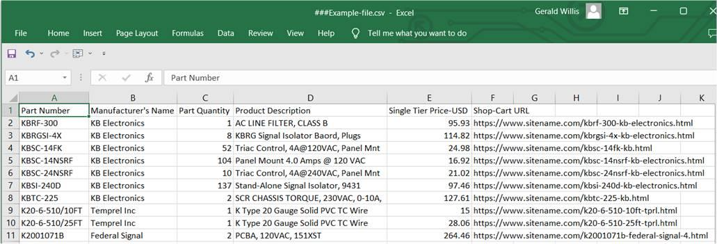 Excel File